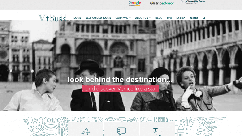 venice city tour_esempi siti web turismo_web agency turismo
