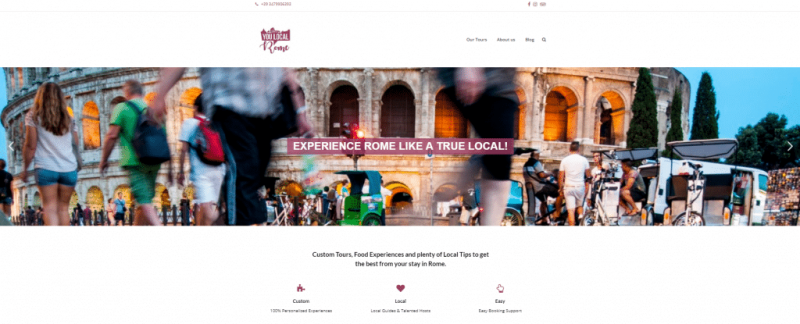 esempi siti web_you local rome_homepage