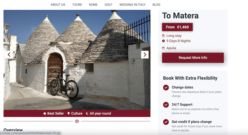 tourism website